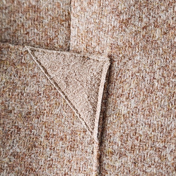 Henley Pure New Wool Tweed Blazer Mens 42‎ Short Hipster Jacket Vintage Wedding - Picture 4 of 16